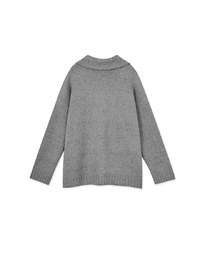 Lapel Loose Knitted Cardigan