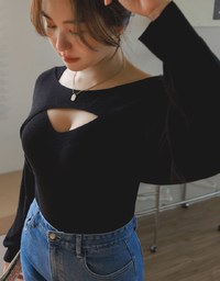 Hollow Knitted Top
