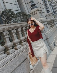 Hollow Knitted Top