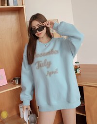 Western Spray Style Fleece Long Top