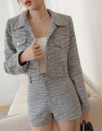 Vintage Wool Textured Jacket