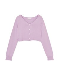 V Neck Knitted Button-up Top