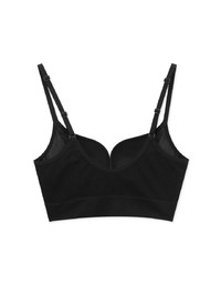 DOUBLE PUSH Deep V Low Ridged Wireless Bra