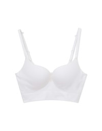 DOUBLE PUSH Deep V Low Ridged Wireless Bra (Large Size)