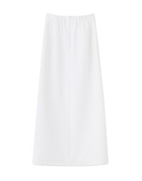 Asymmetrical Front Slit Long Skirt