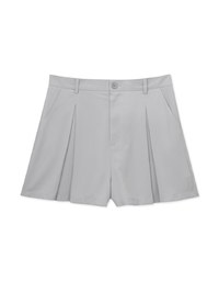 Lightweight Chiffon Pleated Shorts