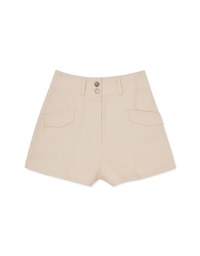 Fashionable Button-Up High Waist Shorts