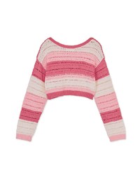 QQ Wool Gradient Knitted Top