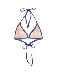 【TIFFANY】American Denim Jeans Single Tie Strap Bikini Top ( Push Up )