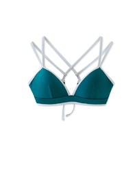 Ultimate Coverage Contrast Color Sexy Dual Strap Push Up Bikini