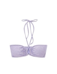 [ KAREN ] Multi Way Sparkling Strap Tube Bikini Top 【PUSH UP】