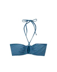 [ KAREN ] Multi Way Sparkling Strap Tube Bikini Top 【PUSH UP】