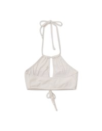 Multi Way Stylish Wrinkle Knit Strap Bikini Top 【PUSH UP】