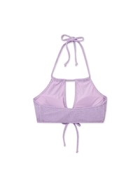 Multi Way Stylish Wrinkle Knit Strap Bikini Top 【PUSH UP】