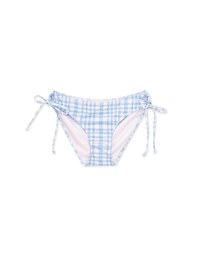 Checkered Side Strap Bikini Bottom