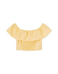 Tube Layer Ruffle Padded Top