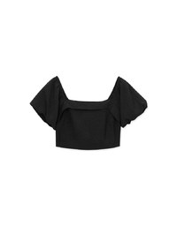 French Square Neck Puff Sleeve Top