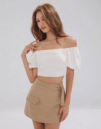 French Square Neck Puff Sleeve Top