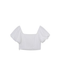 French Square Neck Puff Sleeve Top