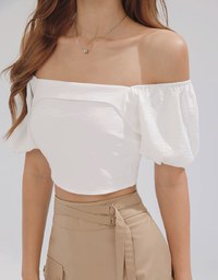 French Square Neck Puff Sleeve Top