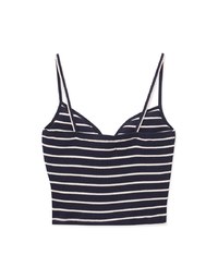 American Stripe Spaghetti Strap Padded Tank Top