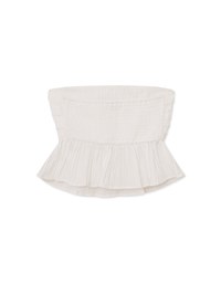 Ruffle Knit Tube Top