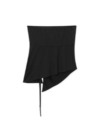 Modal Side Drawstring Tube Padded Top