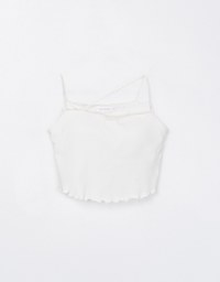 Ruffled Asymmetrical Padded Cami Top