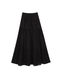 Romantic Lace Drawstring Long Skirt