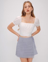 Layered Lace Mini Skirt ( Skorts with Under-shorts)