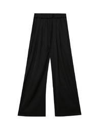 Simple Plain High Waisted Pants Culottes