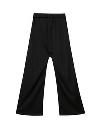 Simple Plain High Waisted Pants Culottes