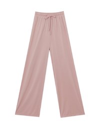 Comfortable Drape Drawstring High Waisted Pants Culottes