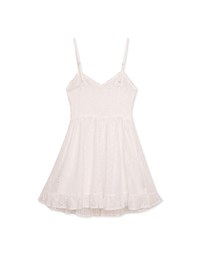 French Lace Thin Strap Mini Dress