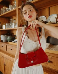 French Bow Shoulder Bag