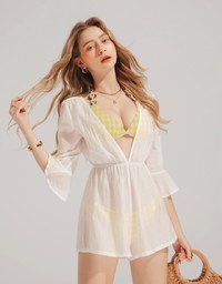 Chiffon Sheer Playsuit