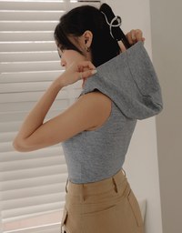 Casual Zipper Hooded Knit Vest