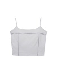 Seamless Jelly Stitch Detail and Thin Straps Bra Top