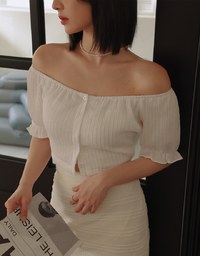 2 Way Square Neck Puff Sleeve Top