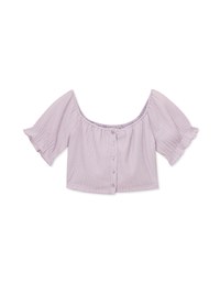 2 Way Square Neck Puff Sleeve Top