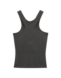 Plain Cut Shoulder Padded Tank Top