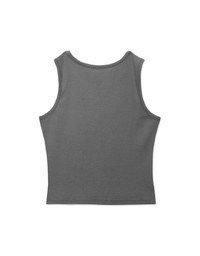 Cut Out Heart Crew Neck Tank Top