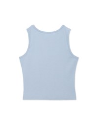 Cut Out Heart Crew Neck Tank Top