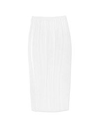 Sheer Bubble Gauze Split Maxi Skirt