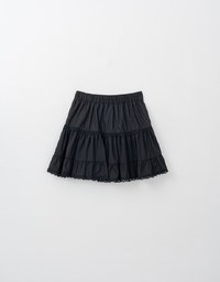 A-Line Ruffled Lace Mini Skirt ( Skorts with Under Shorts)