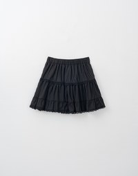 A-Line Ruffled Lace Mini Skirt ( Skorts with Under Shorts)