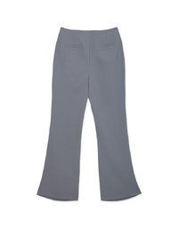 Extended Length High Waist Flared Trousers