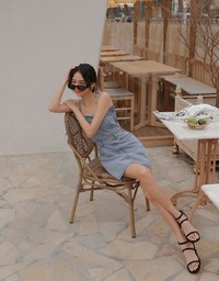 Vintage Jeans Denim Strap Mini Dress