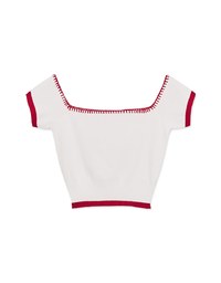 Stitched Knit Tube Top