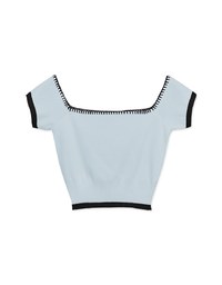 Stitched Knit Tube Top